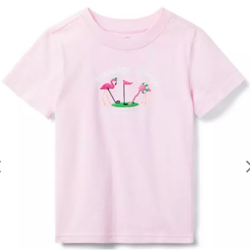 NWT- Janie and Jack Golf Flamingo Summer Tee
